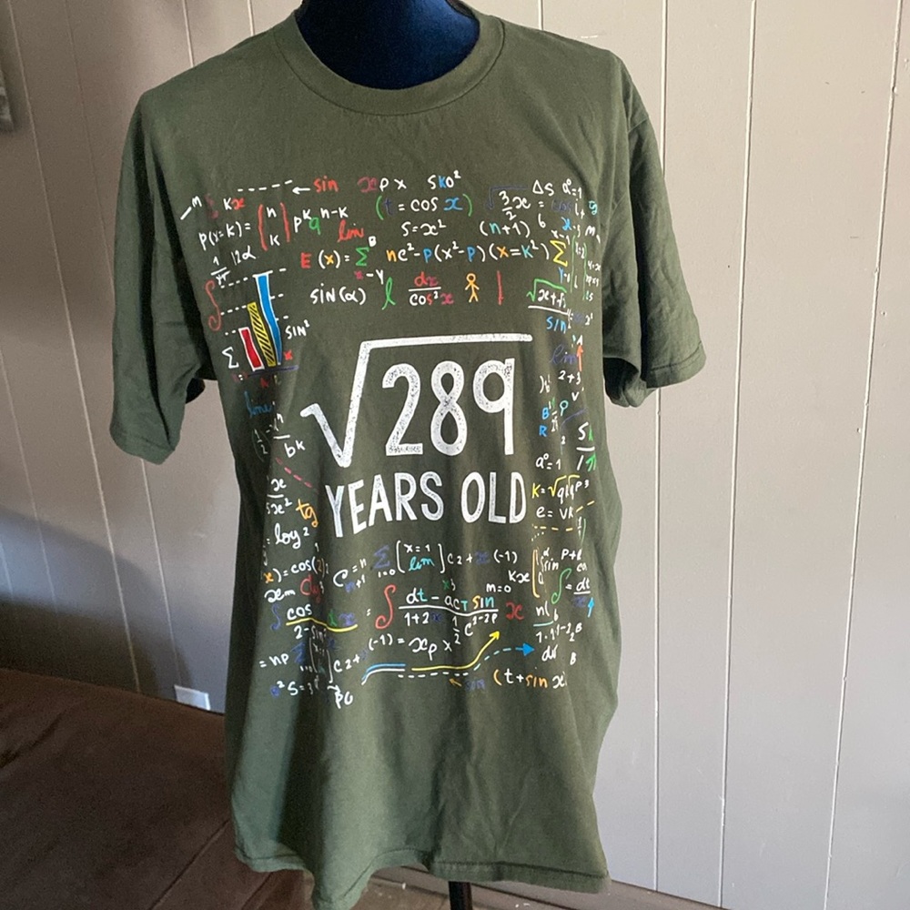 17yr old Mens short sleeve T-shirt